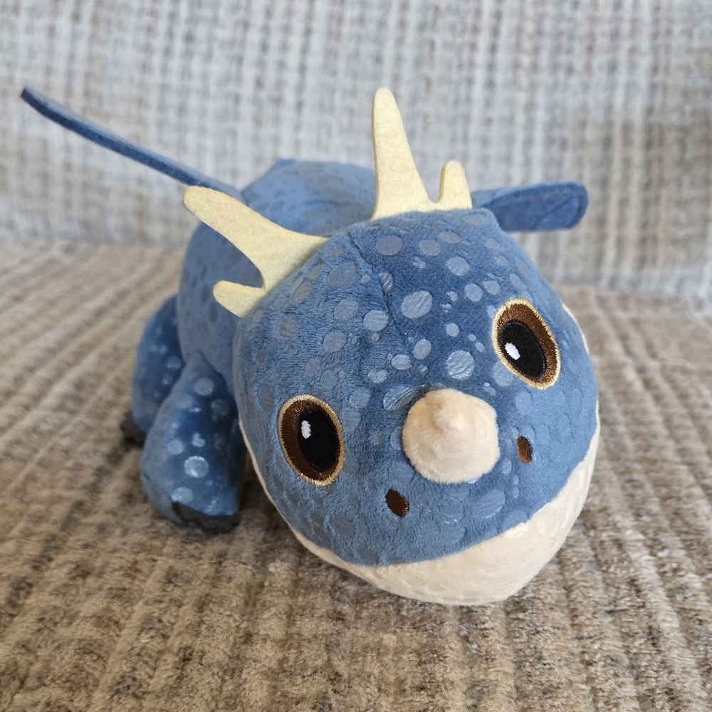 Universal Studios HTTYD Gronckle Blue Rock Texture Boulder Class Dragon 8"